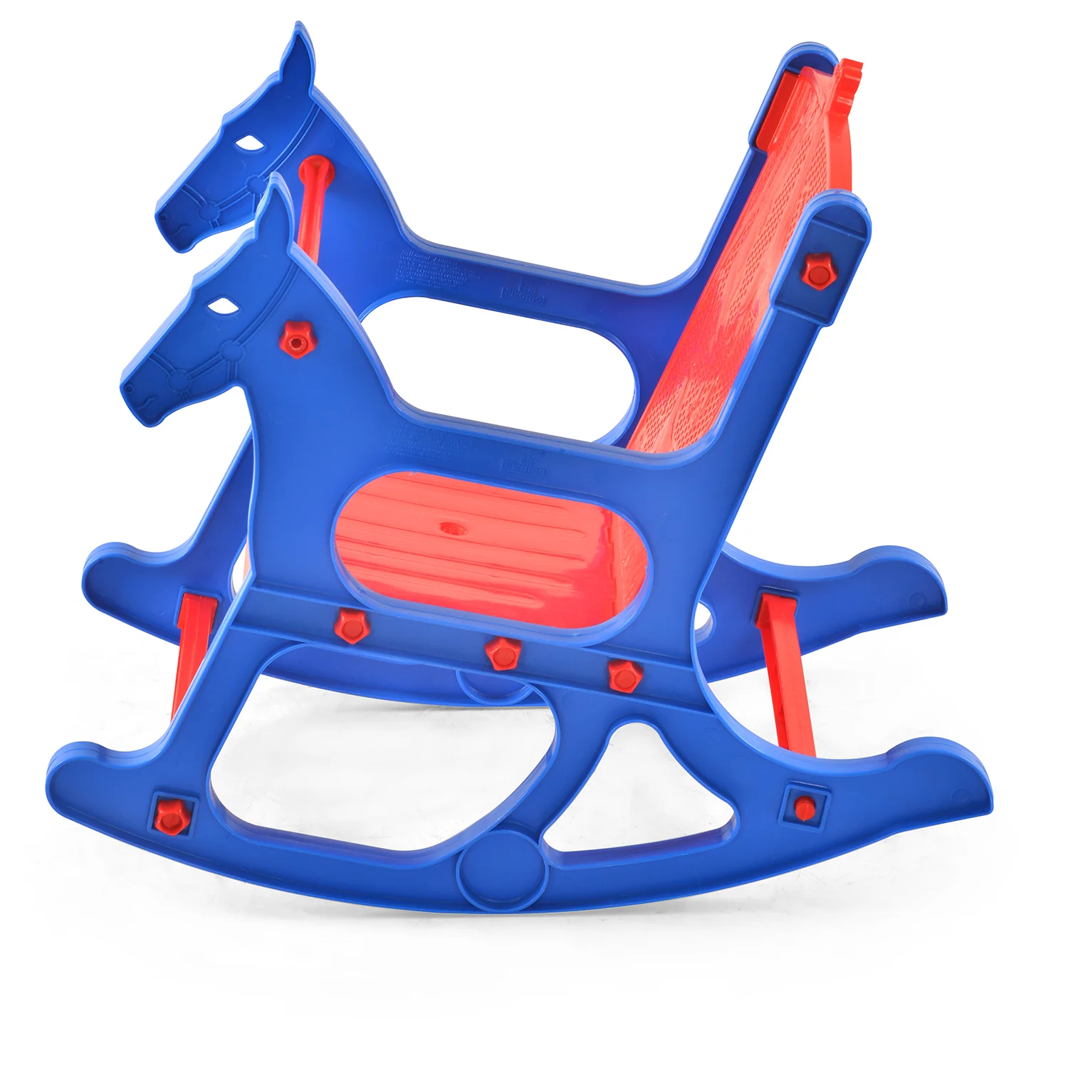Nilkamal Toy Jungle Plastic Kids Arm Chair (Blue / Red) - Image 5