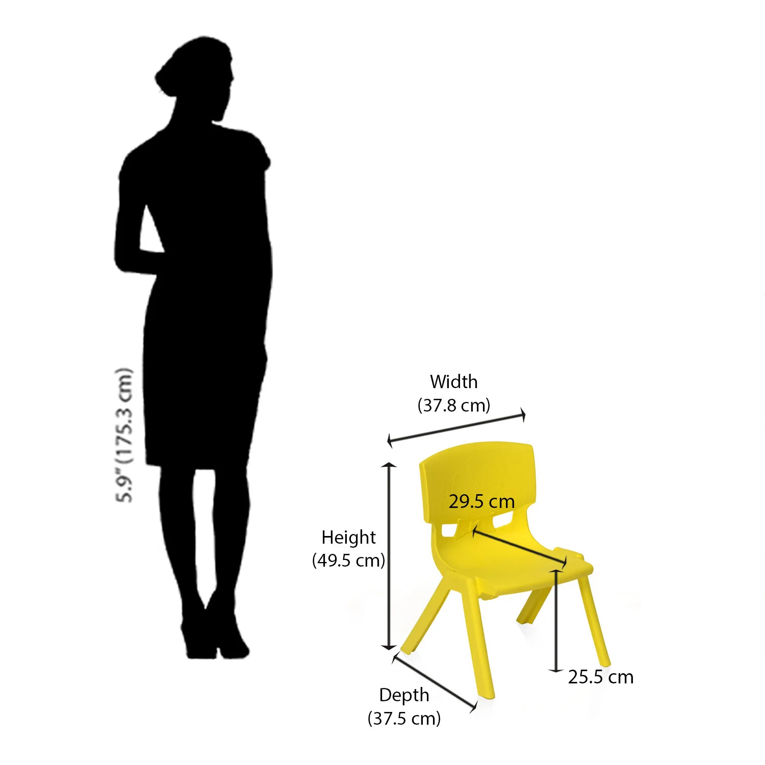 Nilkamal TOYCHR5260NW Plastic Baby Armless Chair - Image 35