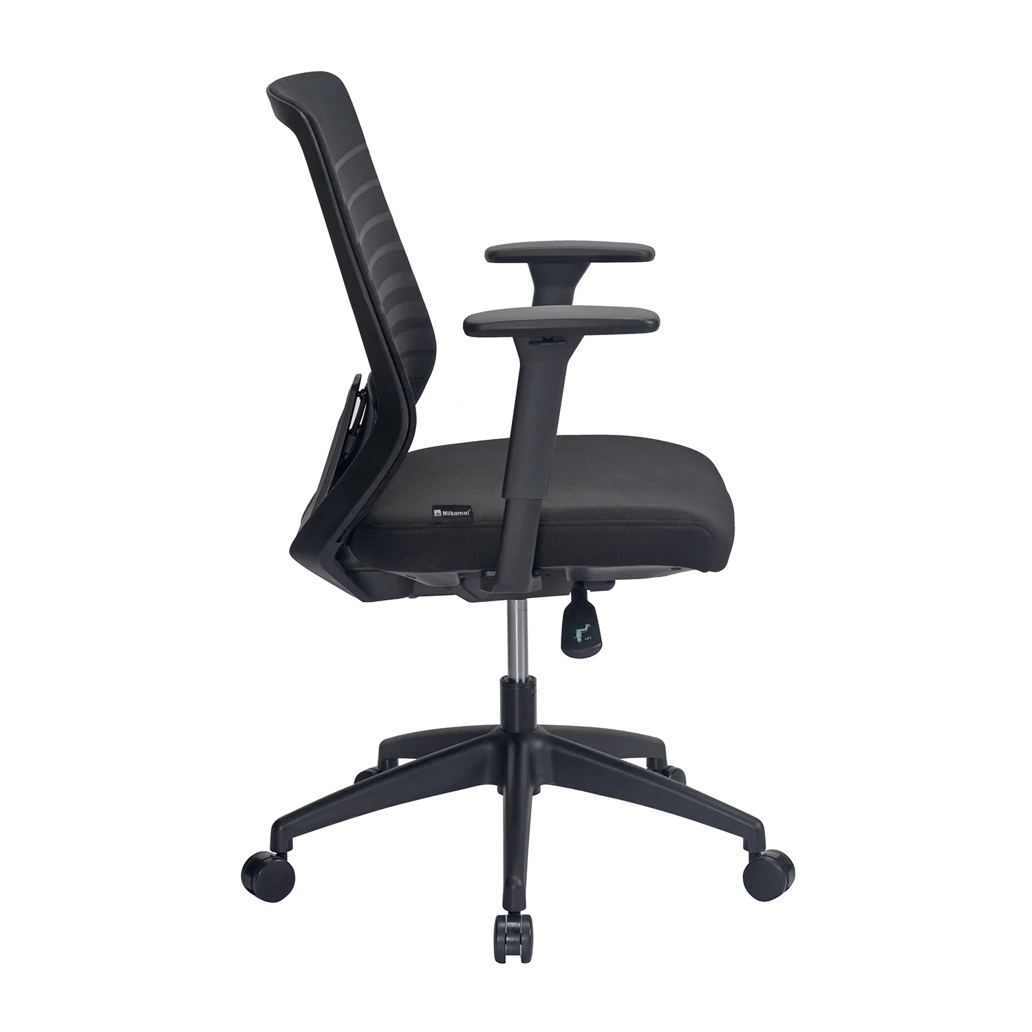 Nilkamal Trenton Mid Back Office Chair (Black) - Image 6