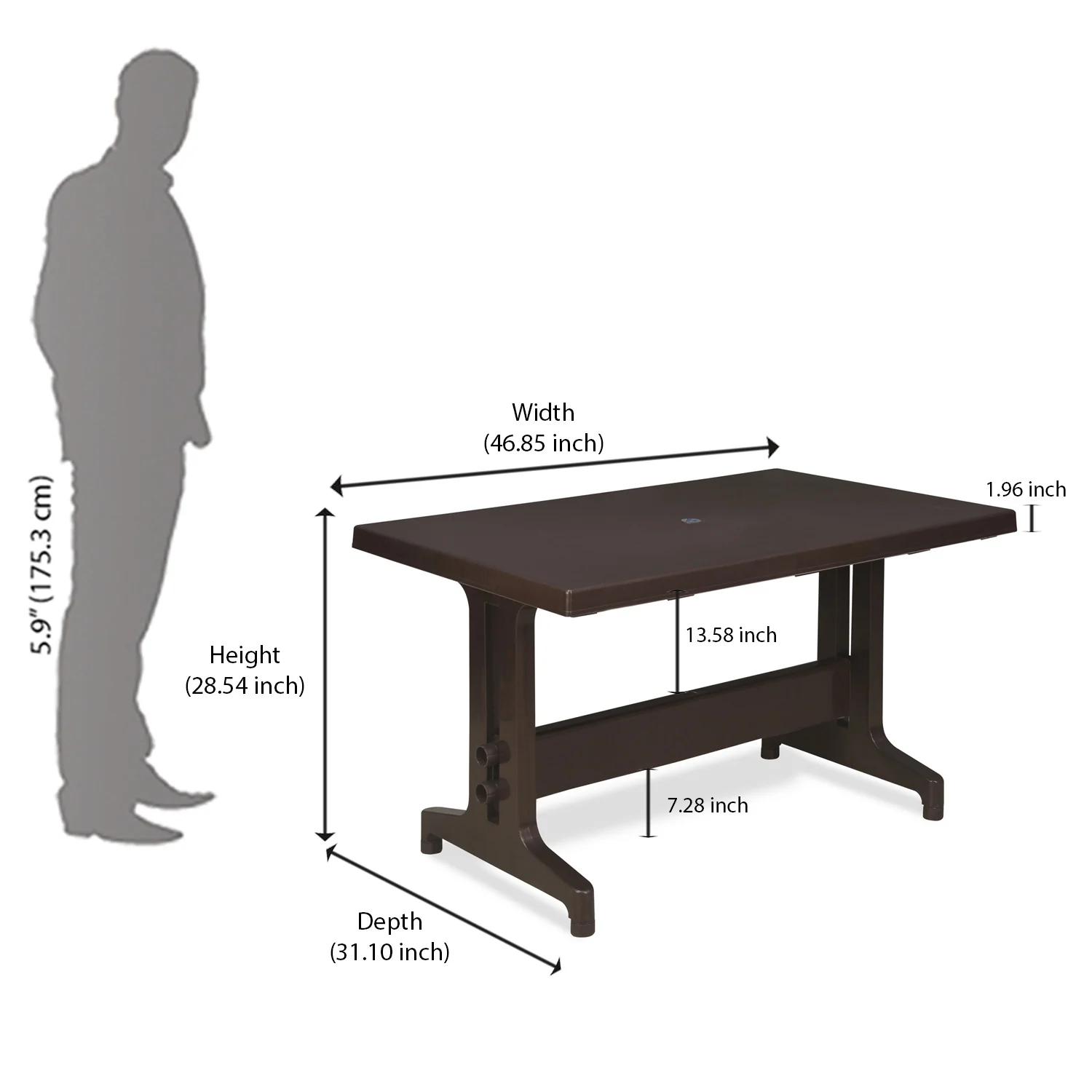 Nilkamal Ultima Dining Table - Image 21