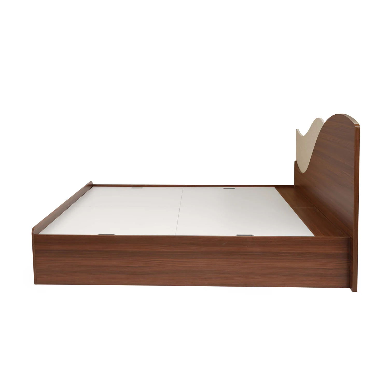 Nilkamal Wave Calipso King Bed With Storage (Classic Plank Walnut) - Image 7