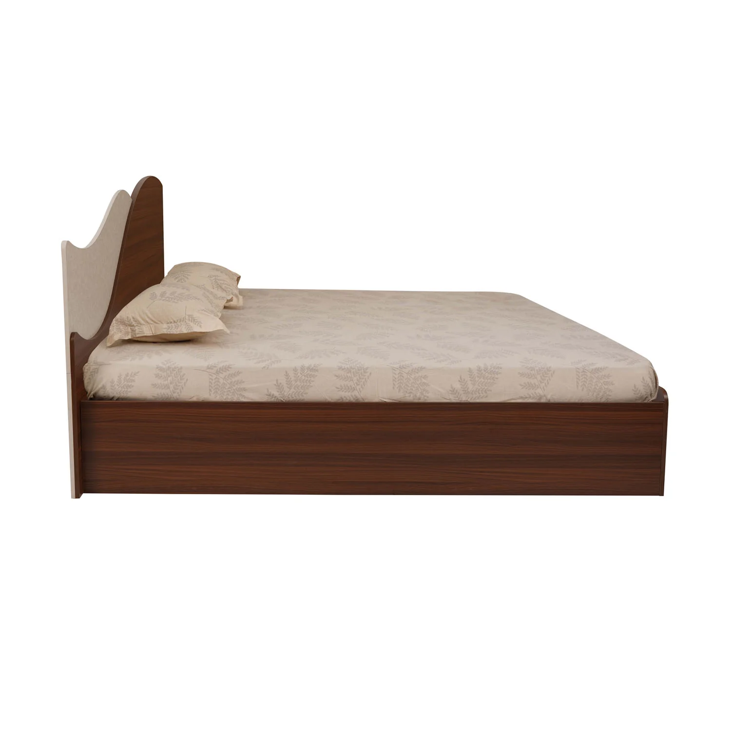 Nilkamal Wave Calipso King Bed With Storage (Classic Plank Walnut) - Image 8