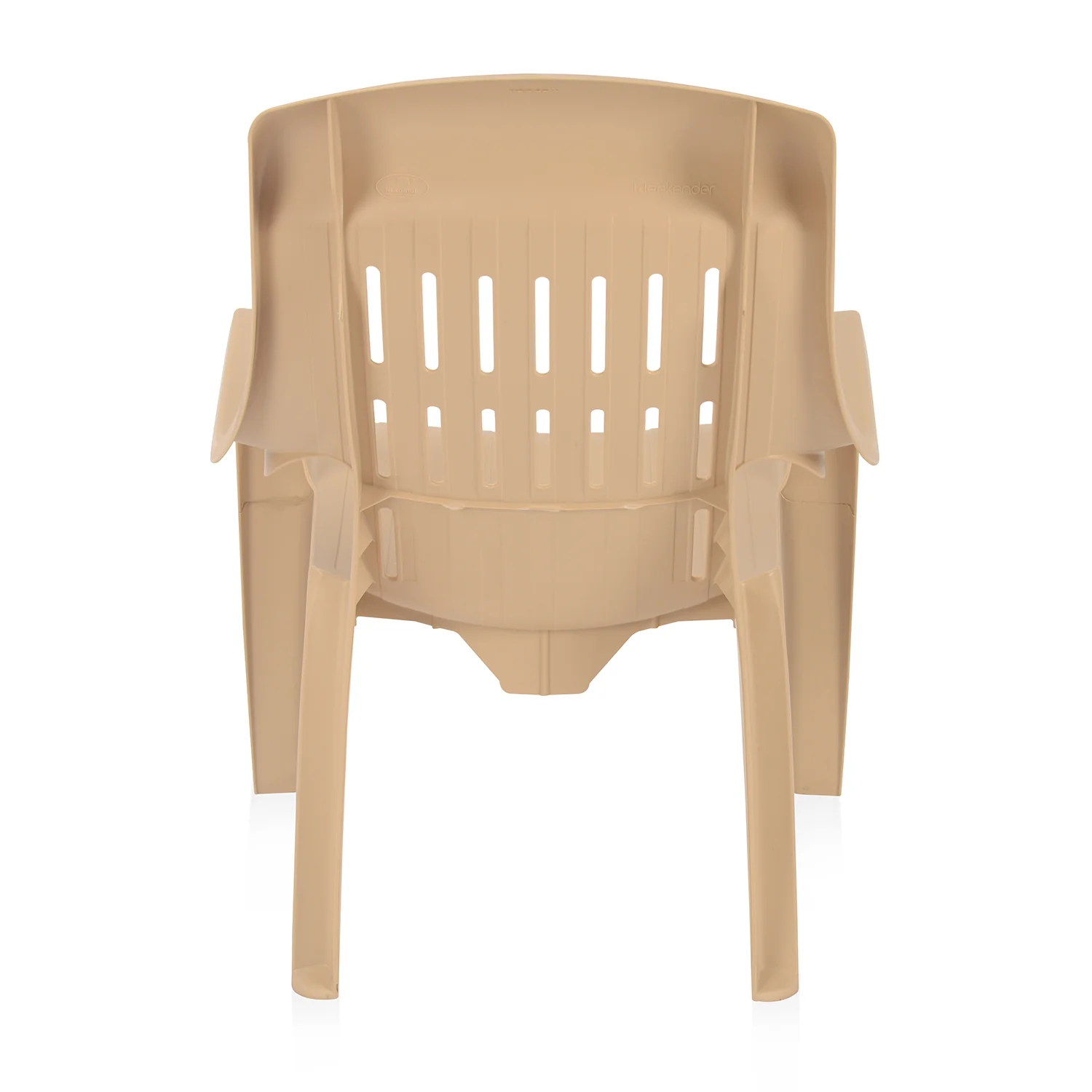Nilkamal Weekender Plastic Arm Chair (Biscuit) - Image 10