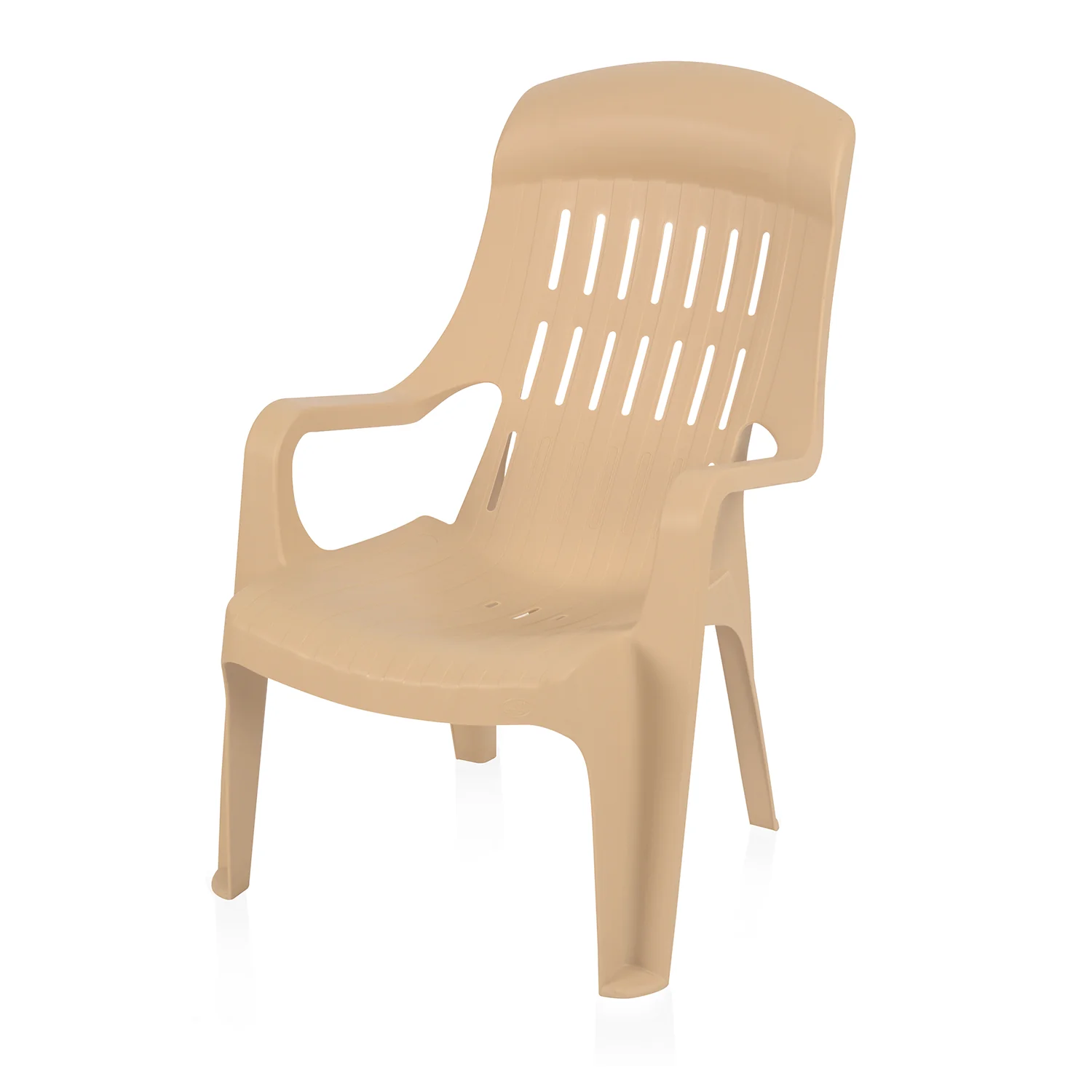 Nilkamal Weekender Plastic Arm Chair (Biscuit) - Image 8
