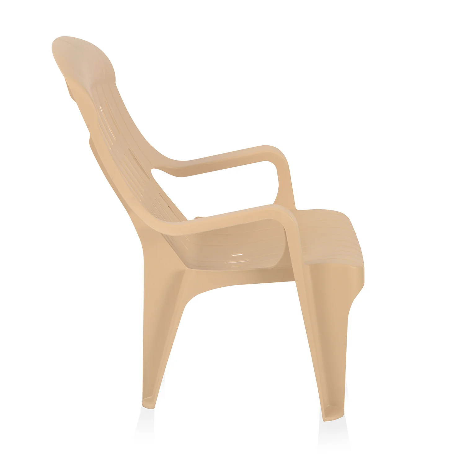 Nilkamal Weekender Plastic Arm Chair (Biscuit) - Image 9