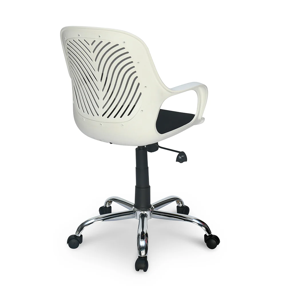 Nilkamal Yaris Mid Back Chrome Base Chair - Image 5