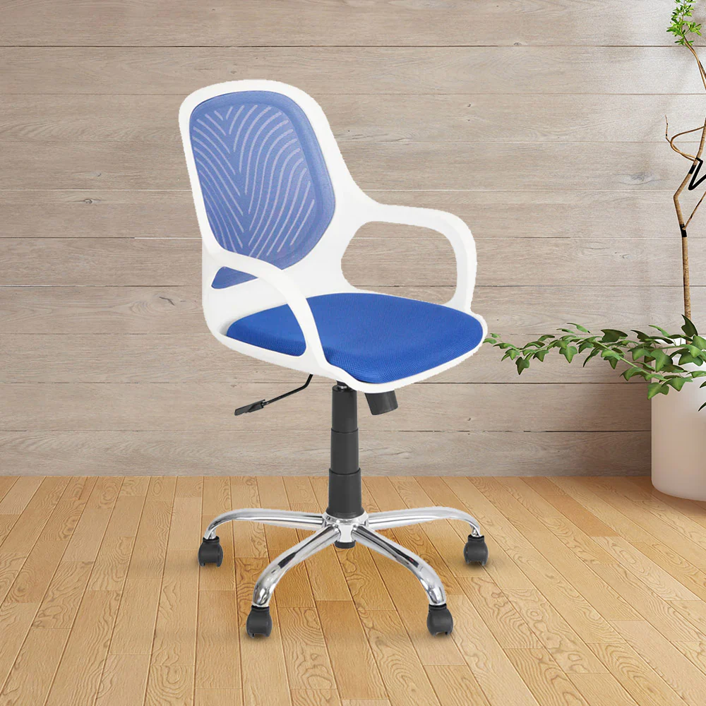 Nilkamal Yaris Mid Back Chrome Base Chair - Image 57