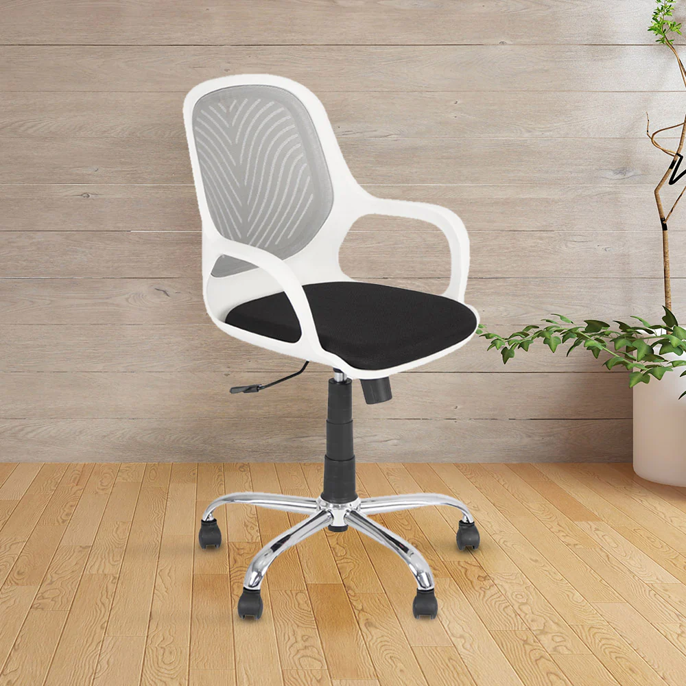 Nilkamal Yaris Mid Back Chrome Base Chair - Image 59