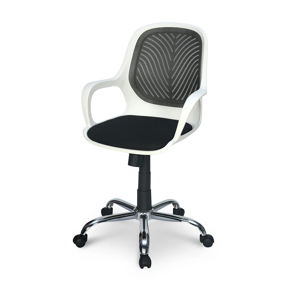 Nilkamal Yaris Mid Back Chrome Base Chair - Image 8